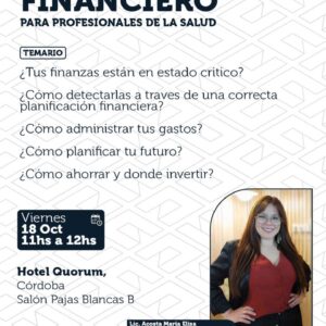 Simposio CROMA: SIMPOSIO FINANCIERO PARA PROFESIONALES DE LA SALUD. (Sin Cargo)