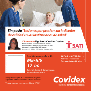Simposio COVIDEX: "Lesiones por presión, un indicador de calidad en las instituciones de salud (Sin Cargo)