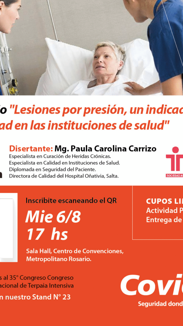 Simposio COVIDEX: "Lesiones por presión, un indicador de calidad en las instituciones de salud (Sin Cargo)