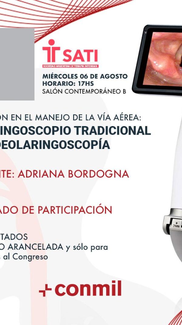 Simposio CONMIL: INNOVACIÓN EN EL MANEJO DE LA VÍA AÉREA: DEL LARINGOSCOPIO TRADICIONAL A LA VIDEOLARINGOSCOPÍA (Sin Cargo)