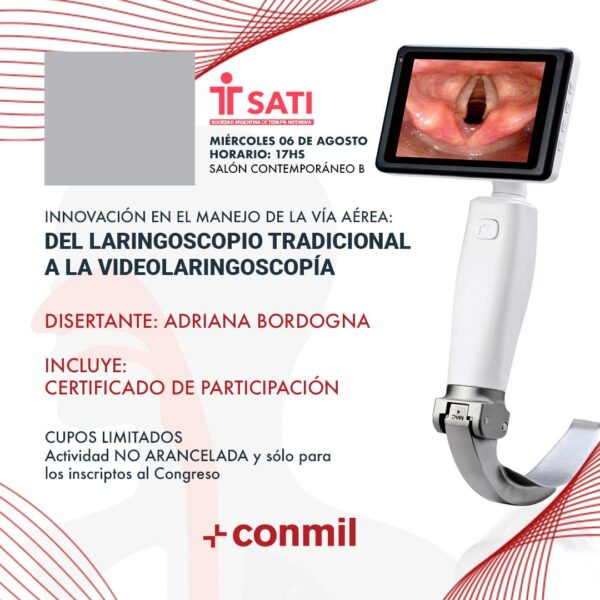 Simposio CONMIL: INNOVACIÓN EN EL MANEJO DE LA VÍA AÉREA: DEL LARINGOSCOPIO TRADICIONAL A LA VIDEOLARINGOSCOPÍA (Sin Cargo)