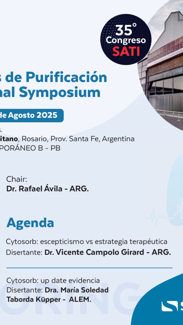 Simposio STORING: Terapias de Purificación Extrarenal Symposium (Sin Cargo)