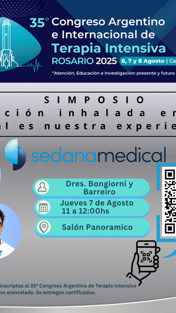 Simposio DCD: Sedación inhalada en UTI ¿cuál es nuestra experiencia? (Sin Cargo)