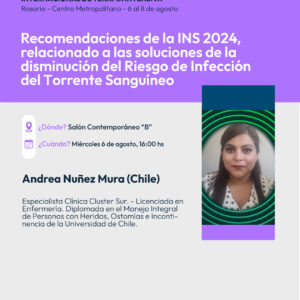 Simposio SUIZO ARGENTINA: Recomendaciones de la INS 2024, relacionado a las soluciones de la disminución del Riesgo de Infección del Torrente Sanguíneo (Sin Cargo)
