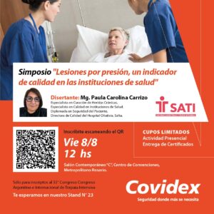 Simposio COVIDEX: "Lesiones por presión, un indicador de calidad en las instituciones de salud (Sin Cargo)