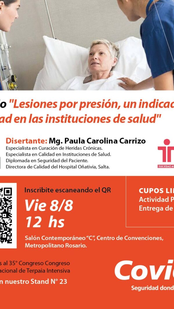 Simposio COVIDEX: "Lesiones por presión, un indicador de calidad en las instituciones de salud (Sin Cargo)